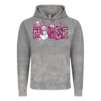 Cloud Rock nurse pink christmas Vintage Hoodie - OliviaCreatesArt