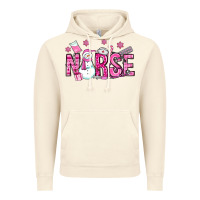 Vintage Artic nurse pink christmas Vintage Hoodie - OliviaCreatesArt