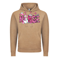 Vintage Coffee nurse pink christmas Vintage Hoodie - OliviaCreatesArt