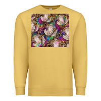 Antique Gold merino ram tie dye tumbler Premium Sweatshirt - BarkalooDesign