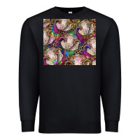 Black merino ram tie dye tumbler Premium Sweatshirt - BarkalooDesign
