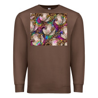 Chestnut merino ram tie dye tumbler Premium Sweatshirt - BarkalooDesign