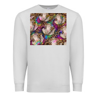Dove Grey merino ram tie dye tumbler Premium Sweatshirt - BarkalooDesign