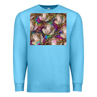 Ocean Blue merino ram tie dye tumbler Premium Sweatshirt - BarkalooDesign