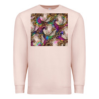 Pale Pink merino ram tie dye tumbler Premium Sweatshirt - BarkalooDesign