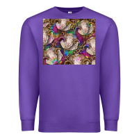 Purple merino ram tie dye tumbler Premium Sweatshirt - BarkalooDesign