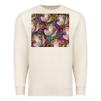 Sandshell merino ram tie dye tumbler Premium Sweatshirt - BarkalooDesign