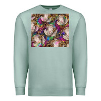 Seafoam merino ram tie dye tumbler Premium Sweatshirt - BarkalooDesign