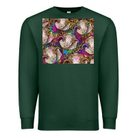 Sports Green merino ram tie dye tumbler Premium Sweatshirt - BarkalooDesign