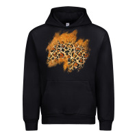 Black leopard glitter patch Urban Hoodie - AdoDesignShop