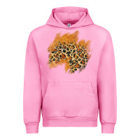 Fuchsia Pink leopard glitter patch Urban Hoodie - AdoDesignShop