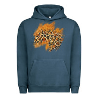Pigment Midnight Navy leopard glitter patch Urban Hoodie - AdoDesignShop
