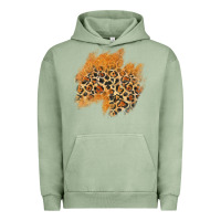 Pigment Oil Green leopard glitter patch Urban Hoodie - AdoDesignShop