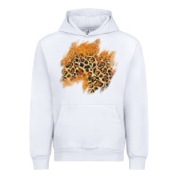 White leopard glitter patch Urban Hoodie - AdoDesignShop