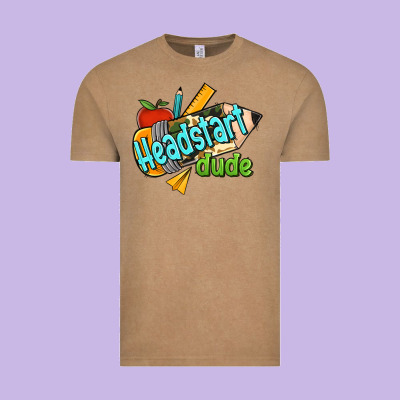 Headstart Dude Vintage Tee Designed By Jasminsmagicworld