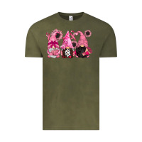 Vintage Olive breast cancer gnomes Vintage Tee - CowGirlArtShop