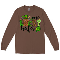 Chestnut St. Patrick's Day One lucky Heifer Long Sleeve Tee - OliviaCreatesArt