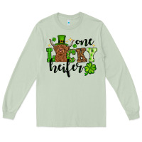 Matcha St. Patrick's Day One lucky Heifer Long Sleeve Tee - OliviaCreatesArt