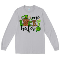 Moon Dust St. Patrick's Day One lucky Heifer Long Sleeve Tee - OliviaCreatesArt