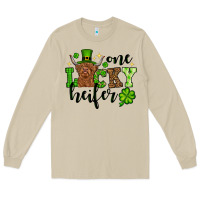 Mushroom St. Patrick's Day One lucky Heifer Long Sleeve Tee - OliviaCreatesArt