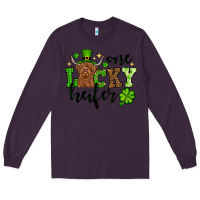 Plum St. Patrick's Day One lucky Heifer Long Sleeve Tee - OliviaCreatesArt