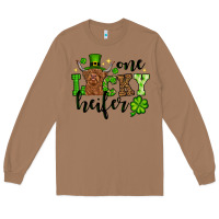 Toasted Coconut St. Patrick's Day One lucky Heifer Long Sleeve Tee - OliviaCreatesArt