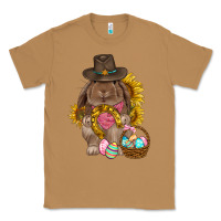 Toasted Coconut Western Rabbit with sunflowers Easter Day Classic Tee - HowdyJamesFarm