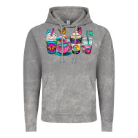 Cloud Rock tie dye coffee cups Vintage Hoodie - OliviaCreatesArt