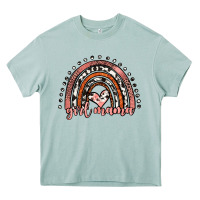 Arona girl mama western leopard rainbow Heavy Core Tee - JahusDesignShop