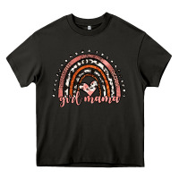 Asphalt girl mama western leopard rainbow Heavy Core Tee - JahusDesignShop