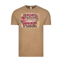 Vintage Coffee faith over fear breast cancer 12 inches 300 dpi Vintage Tee - CowGirlArtShop