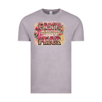 Vintage Zinc faith over fear breast cancer 12 inches 300 dpi Vintage Tee - CowGirlArtShop