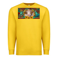 Lemon merino ram license plate Premium Sweatshirt - BarkalooDesign