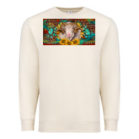 Sandshell merino ram license plate Premium Sweatshirt - BarkalooDesign