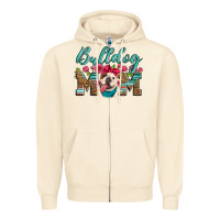 Sandshell english bulldog mom Zipper Hoodie - Artiststas