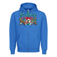 True Royal english bulldog mom Zipper Hoodie - Artiststas