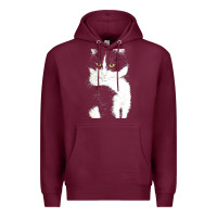 Burgundy tuxedo cat t  shirt tuxedo cat t  shirt Premium Hoodie - longCreatives