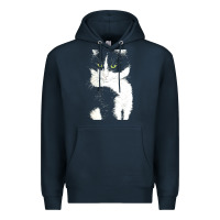 Navy tuxedo cat t  shirt tuxedo cat t  shirt Premium Hoodie - longCreatives