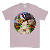 Lilac Christmas Charolais Calf Black Angus Bull And Roos Classic Tee - RanaPortraitStore