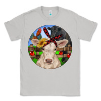 Moon Dust Christmas Charolais Calf Black Angus Bull And Roos Classic Tee - RanaPortraitStore