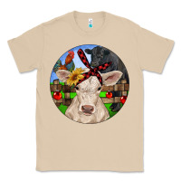 Mushroom Christmas Charolais Calf Black Angus Bull And Roos Classic Tee - RanaPortraitStore