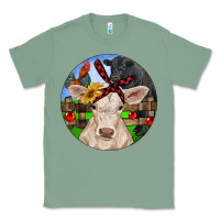 Sage Christmas Charolais Calf Black Angus Bull And Roos Classic Tee - RanaPortraitStore