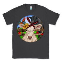 Smoke Christmas Charolais Calf Black Angus Bull And Roos Classic Tee - RanaPortraitStore