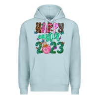 Blue Mist Happy Easter Premium Hoodie - CowhideDigitalArt