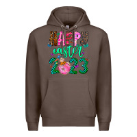 Coffee Happy Easter Premium Hoodie - CowhideDigitalArt