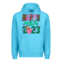 Ocean Blue Happy Easter Premium Hoodie - CowhideDigitalArt