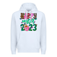 White Happy Easter Premium Hoodie - CowhideDigitalArt