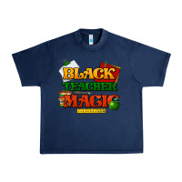Navy Black Teacher magic Urban Heavy Tee - HowdyJamesFarm