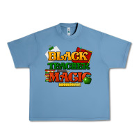 Pebble Blue Black Teacher magic Urban Heavy Tee - HowdyJamesFarm