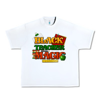 White Black Teacher magic Urban Heavy Tee - HowdyJamesFarm